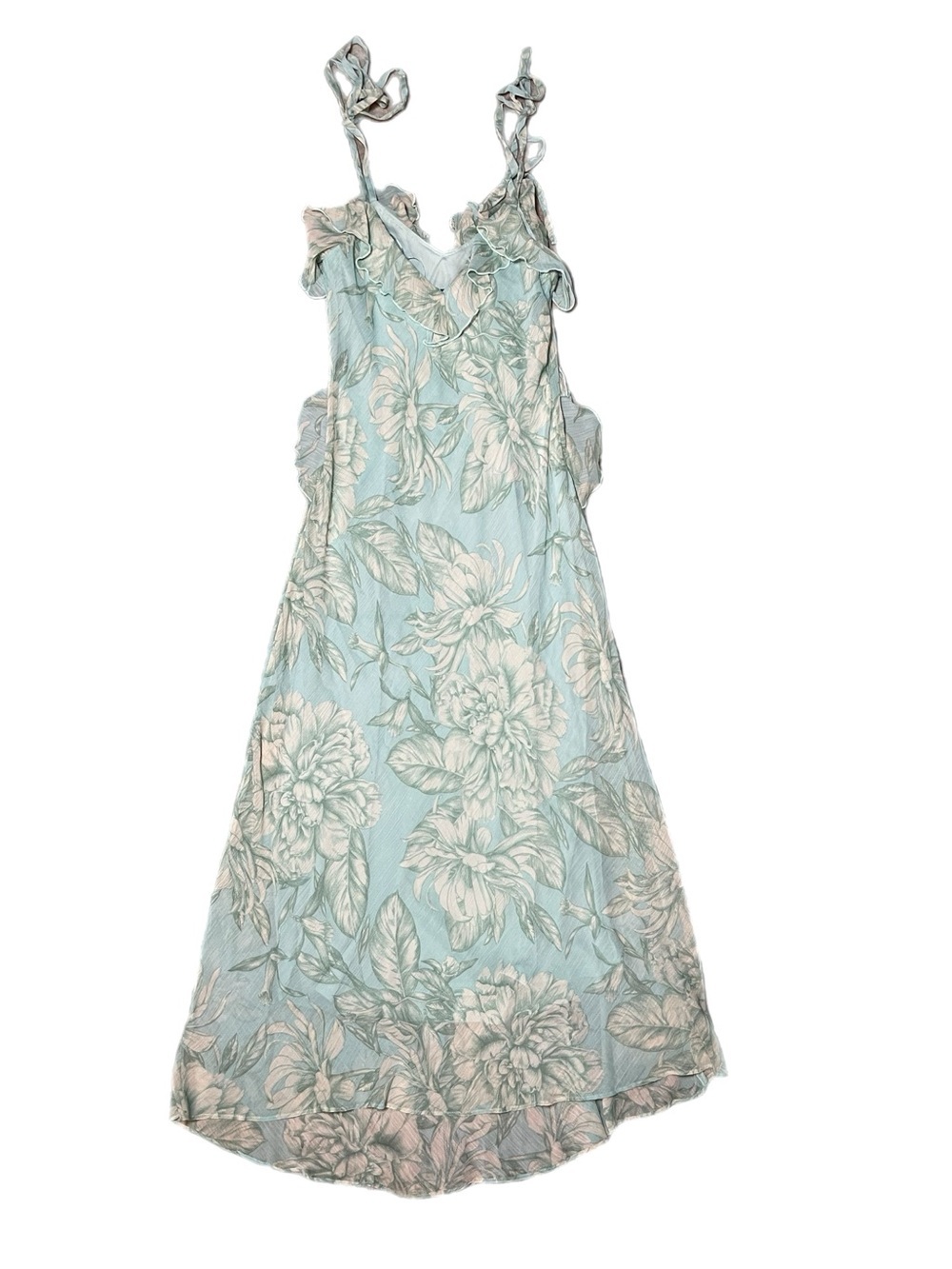 Taylor Floral Ruffle Midi Dress Fairy Core - Picture 2 of 8